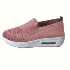 Breathable Mesh Woven Shoes Lightweight Running Sneakers