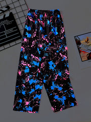 Kid's Reflective Paint Splash PJ Bottoms