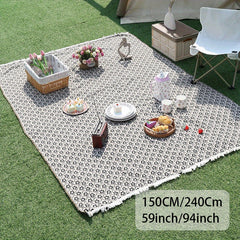 Waterproof Rose Dyed Picnic Mat for Outdoor Activities