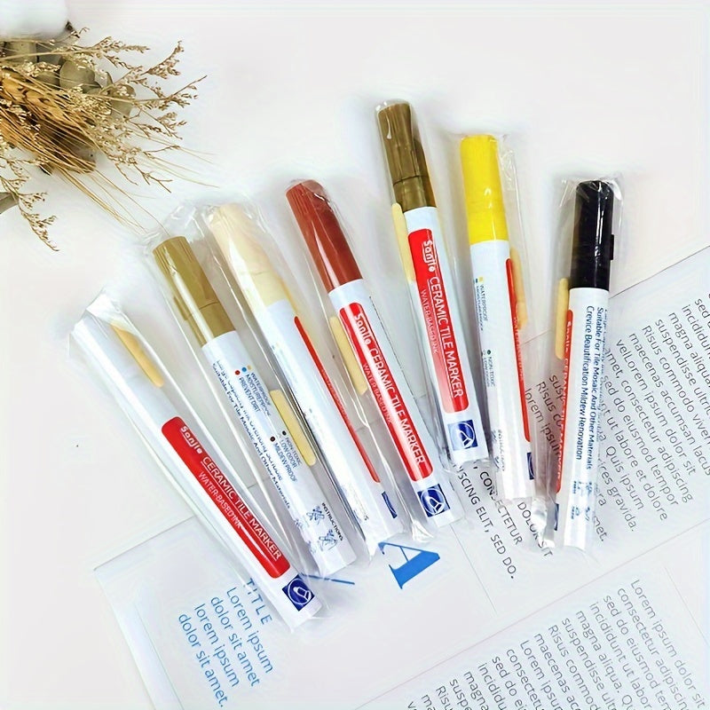 Waterproof Tile Marker Grout Pen - Wall Seam Pen for Tiles - Decontamination
