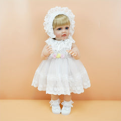 55 Doll Vinyl Princess Wedding Gown Blonde Hair Ideal Christmas Halloween