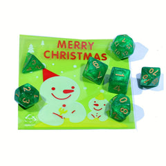 7pcs Polyhedral Dice For Role Playing Games With Gift Bag