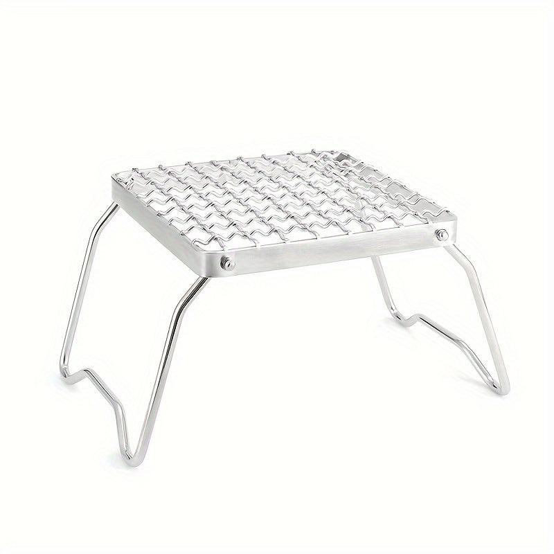 Portable Campfire Grill Stainless Steel Camping Grate