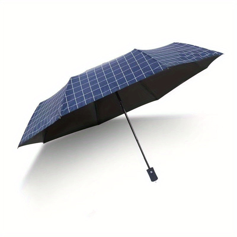 Small Fresh Lattice Umbrella Plastic Sunscreen UV Protection