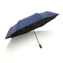 Small Fresh Lattice Umbrella Plastic Sunscreen UV Protection