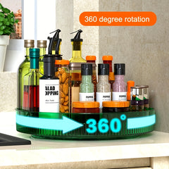 360 Rotating Makeup Organizer for Vanity Spinning Skincare and Cosmetic Storage