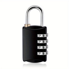 Mini Padlock 4 Digit Combo Lock for Suitcases & Luggage