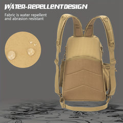 Fishing Tackle Backpack Water-resistant Bag With Rod Holder