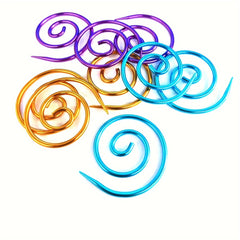 3pcs Spiral Cable Needle Knitting Tool Round Spiral Needle Sewing Tools