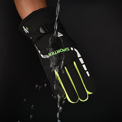 Waterproof Winter Cycling Gloves Windproof Motorcycle Warm Gloves