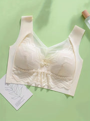 Lace Wireless Bra Full Coverage Comfy & Breathable