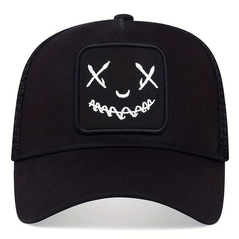 Men's Happy Face Baseball Cap Sunscreen Outdoor Hat