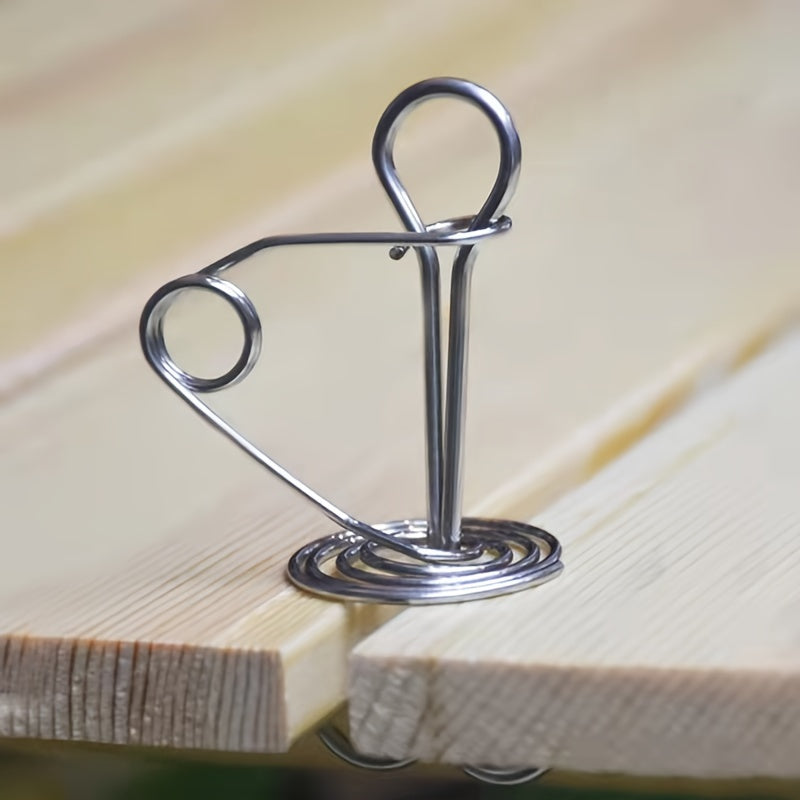 Tent Nails Deck Peg Outdoor Windproof Spring Rope Buckle