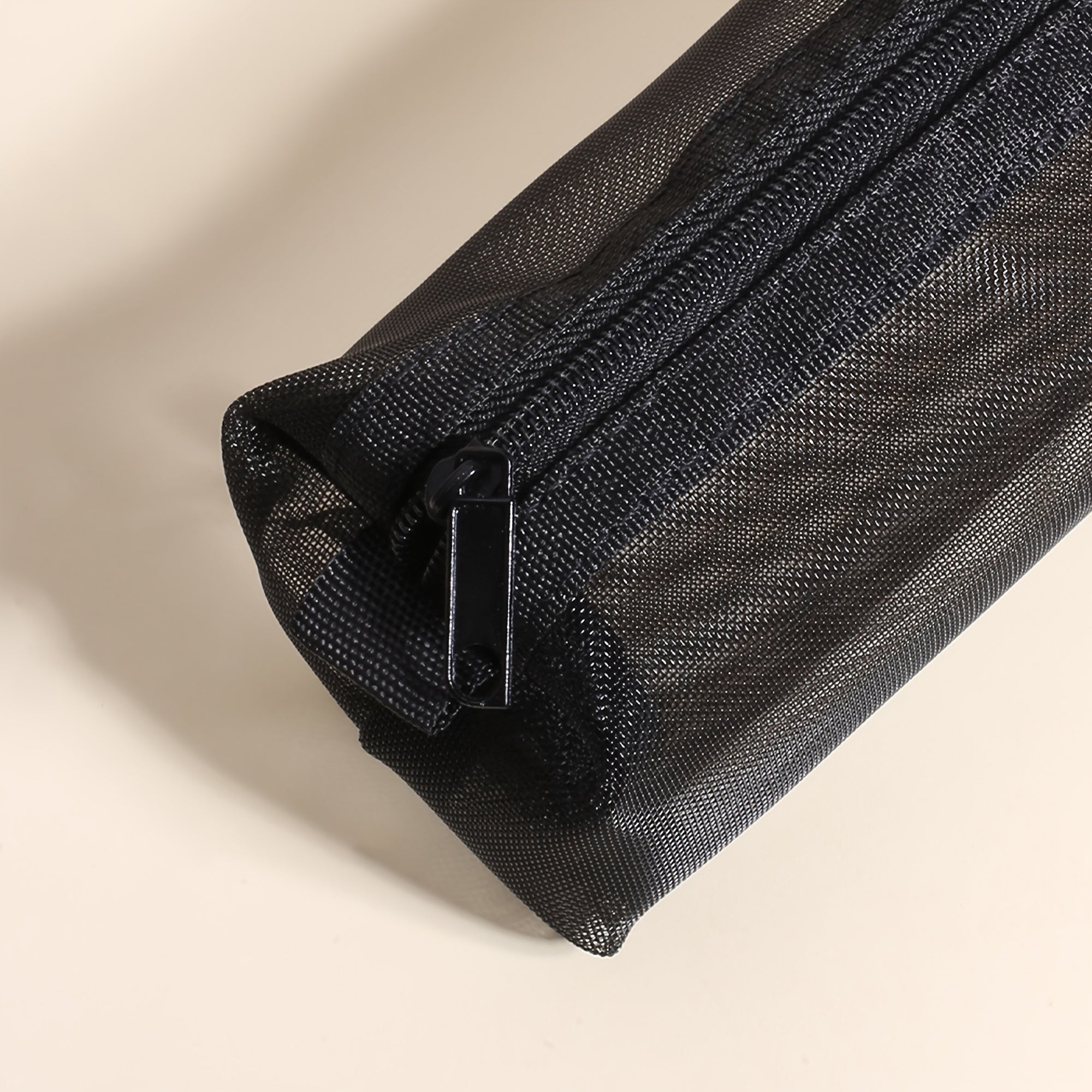 Travel Makeup Organizer with Zippered Pencil Case