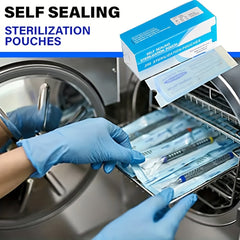 200pcs Self-Sealing Sterilization Bag Dental Tattoo Tool Storage