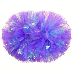2pcs 11.81inch Colorful Cheering Poms Handheld Props Dancing Supplies