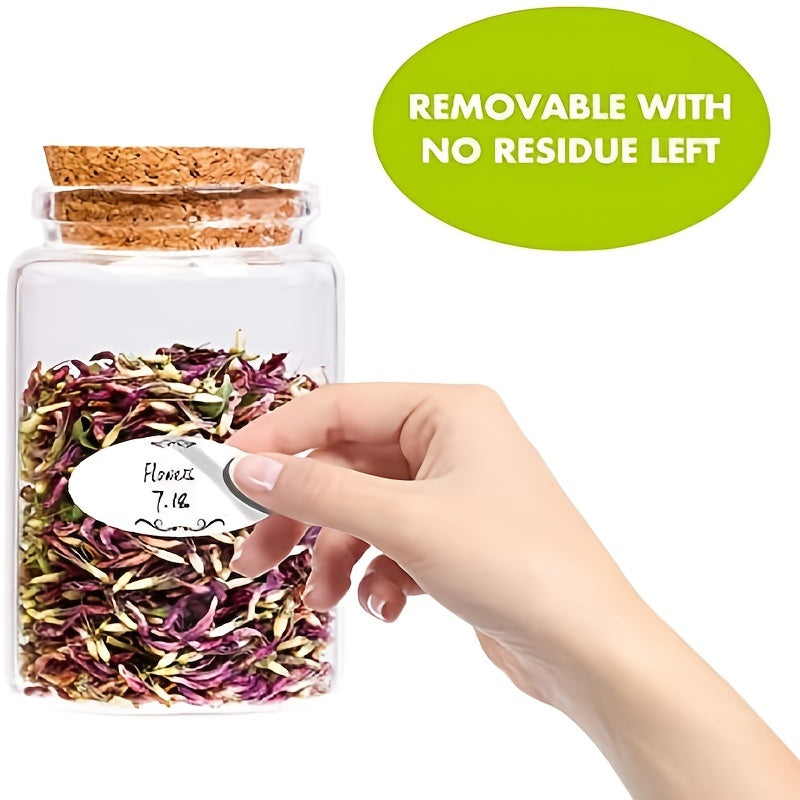 150 Home Kitchen Food Bottle Marker Date Waterproof Sticker Label