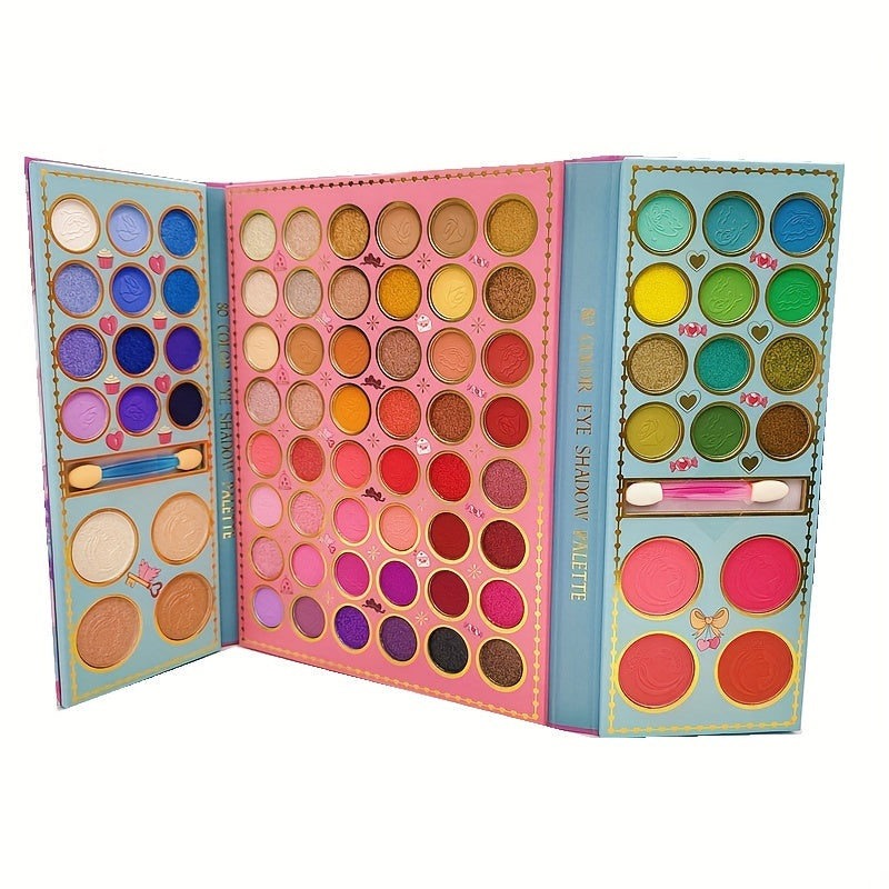80 Colors Eyeshadow Palette Blush Concealer Powder Palette