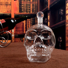 Skull Shape Vodka Bottle With Creative Lid