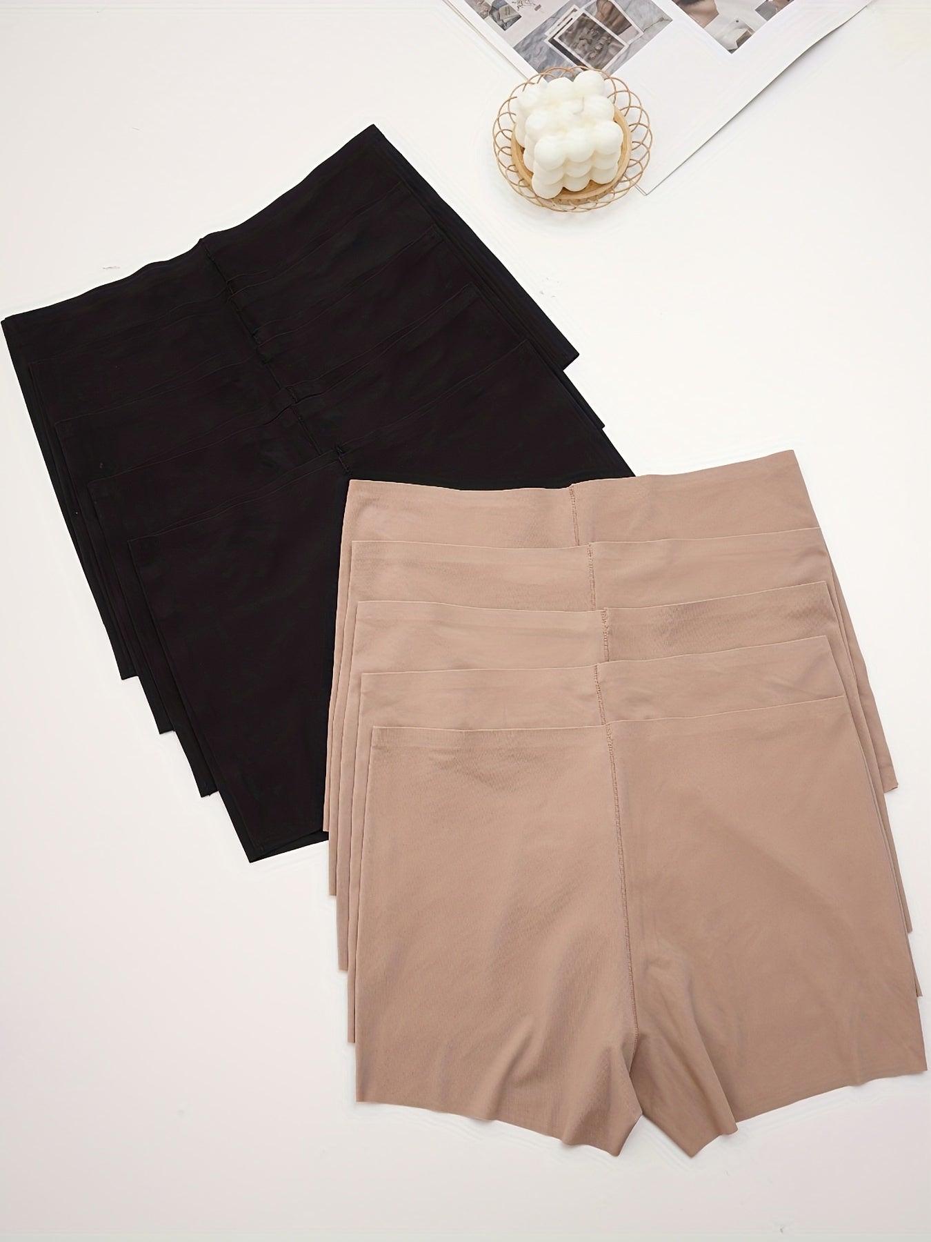 10 Pcs Tummy Control Compression Shorts for Women