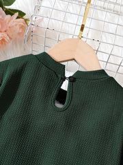 Girls' Bell Sleeve Party Dress Retro Style