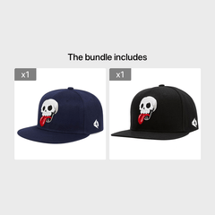 Men Tongue Out Adjustable Snapback Hat