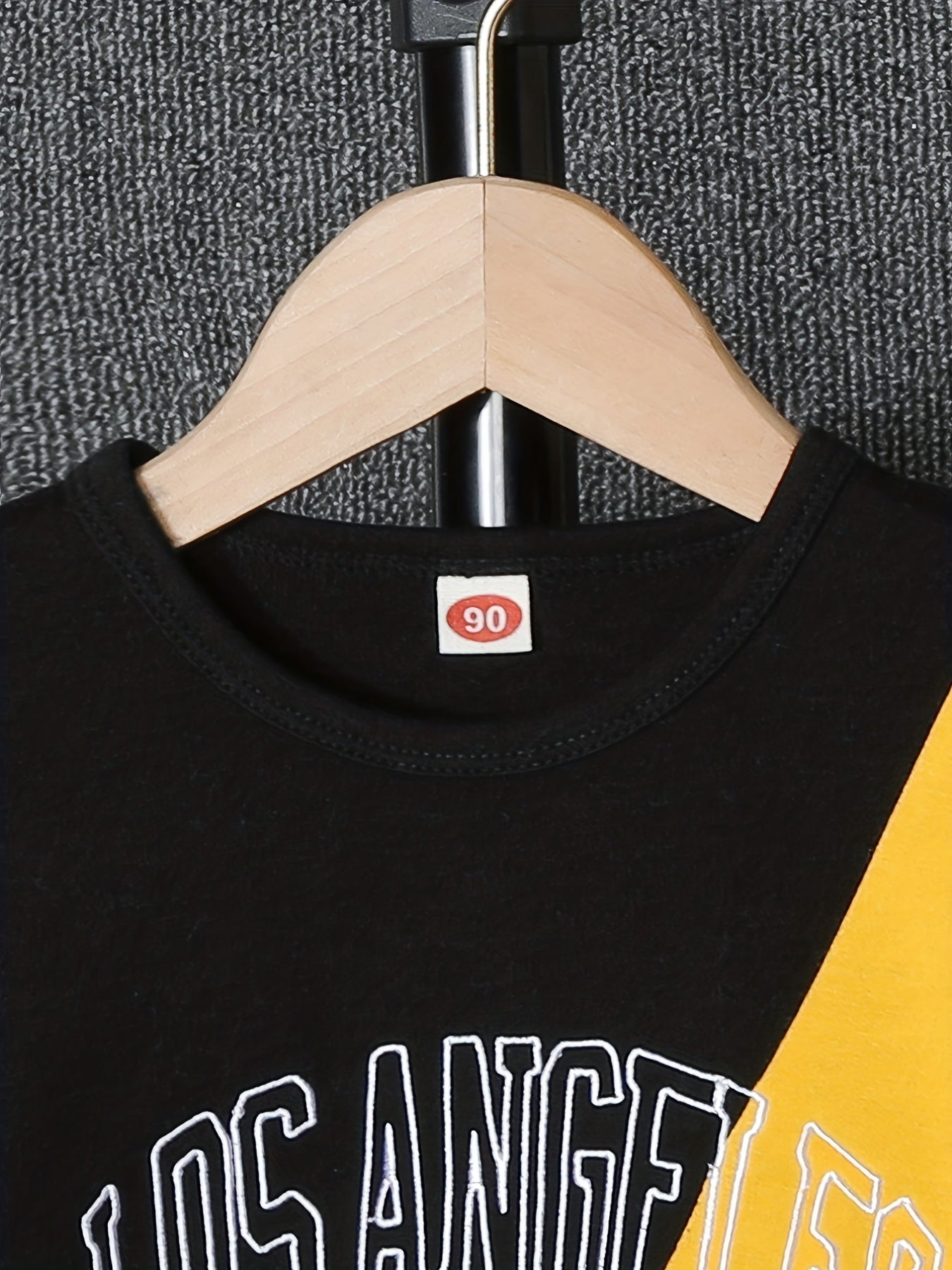LOS ANGELES Graphic Print Boys Sweatshirt & Sweatpants Set