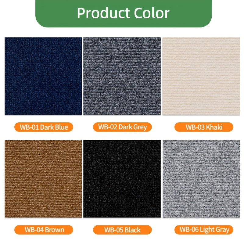 20pcs Modern Style Carpet 30x30cm Self Adhesive Ground Mat Decor