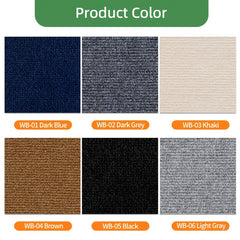 20pcs Modern Style Carpet 30x30cm Self Adhesive Ground Mat Decor