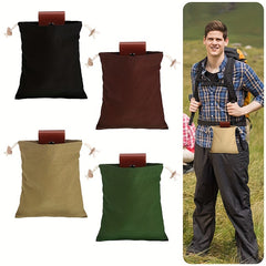 Outdoor Camping Foraging Bag Folding Waist Bag Large Capacity Storage Bag