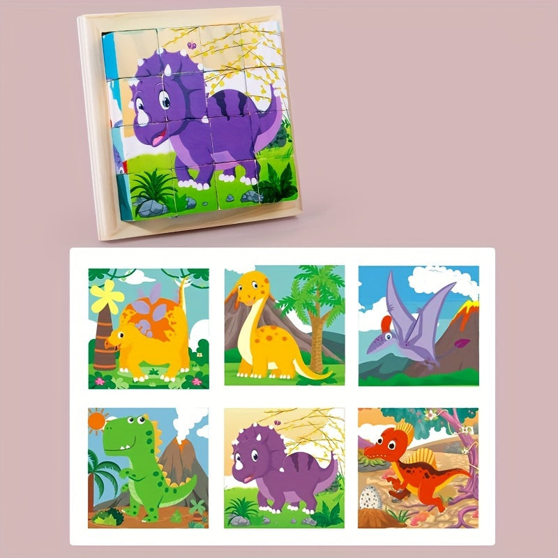 Wooden Block Puzzles for Kids - Montessori Learning Games