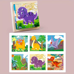 Wooden Block Puzzles for Kids - Montessori Learning Games