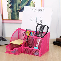 Metal Pen Holder Office Supplies Multifunctional Combination Holder