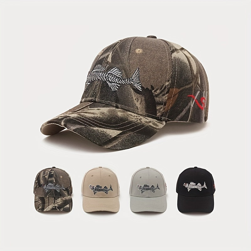 Camouflage Hip Hop Baseball Cap Embroidered Peaked Cap
