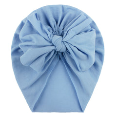Infant Bow Decor Beanie Caps Turban for Baby Boys and Girls