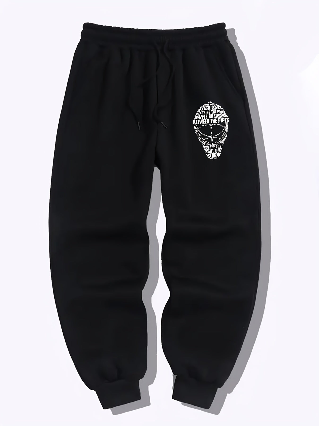 Men's Letter Print Joggers Casual Sweatpants