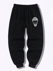 Men's Letter Print Joggers Casual Sweatpants