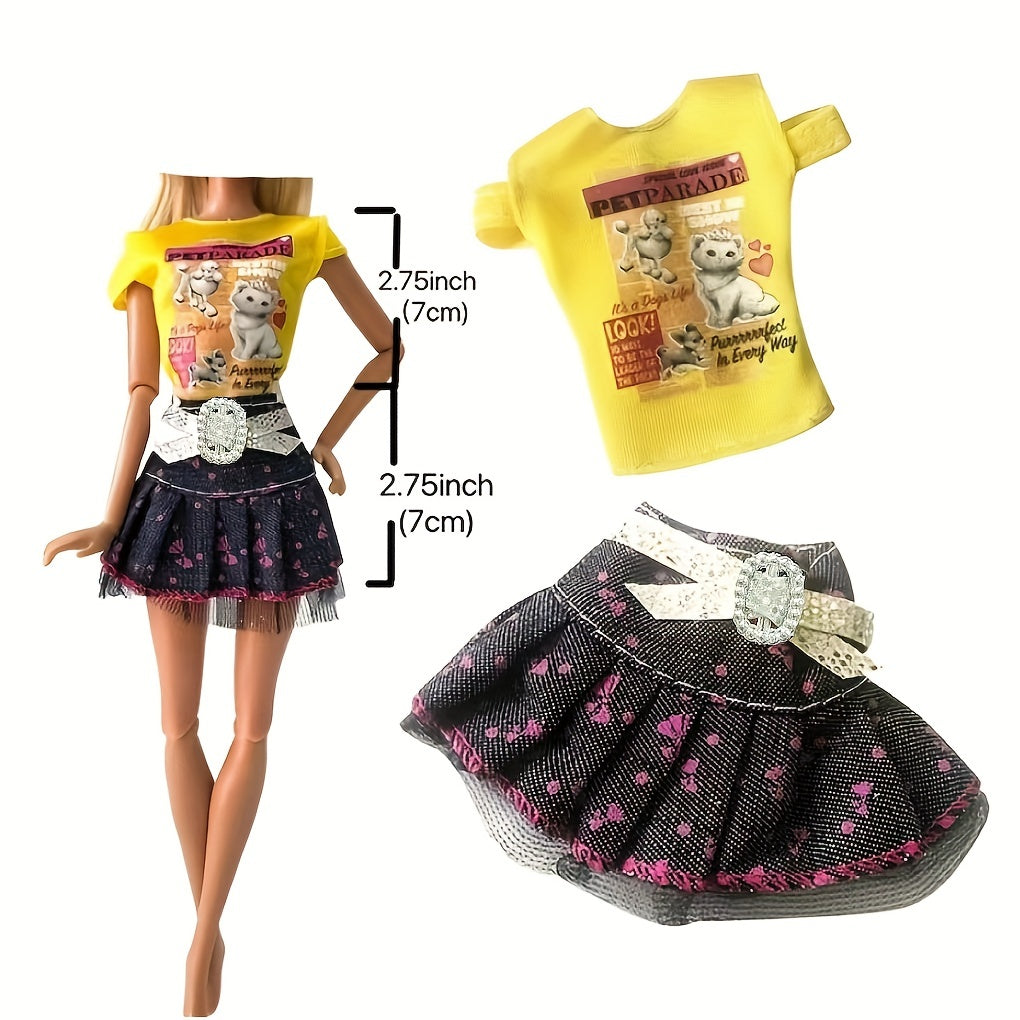 Doll Dress Clothes Pants Outfit Skirt For 29 Doll Accessories Child's Toys