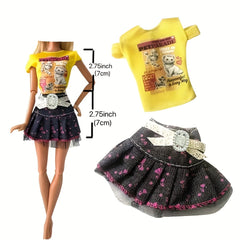 Doll Dress Clothes Pants Outfit Skirt For 29 Doll Accessories Child's Toys