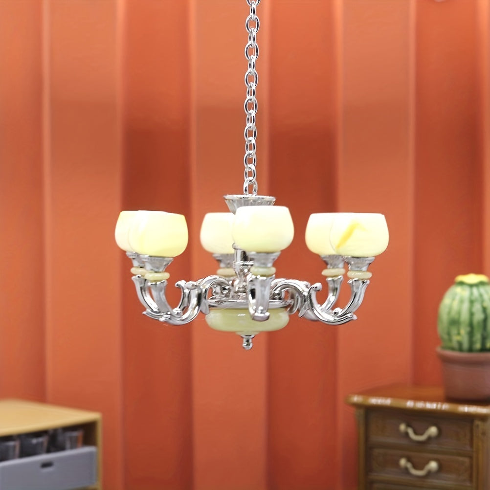 1:12 Dollhouse Lamp Chandelier Light Ceiling Lamp