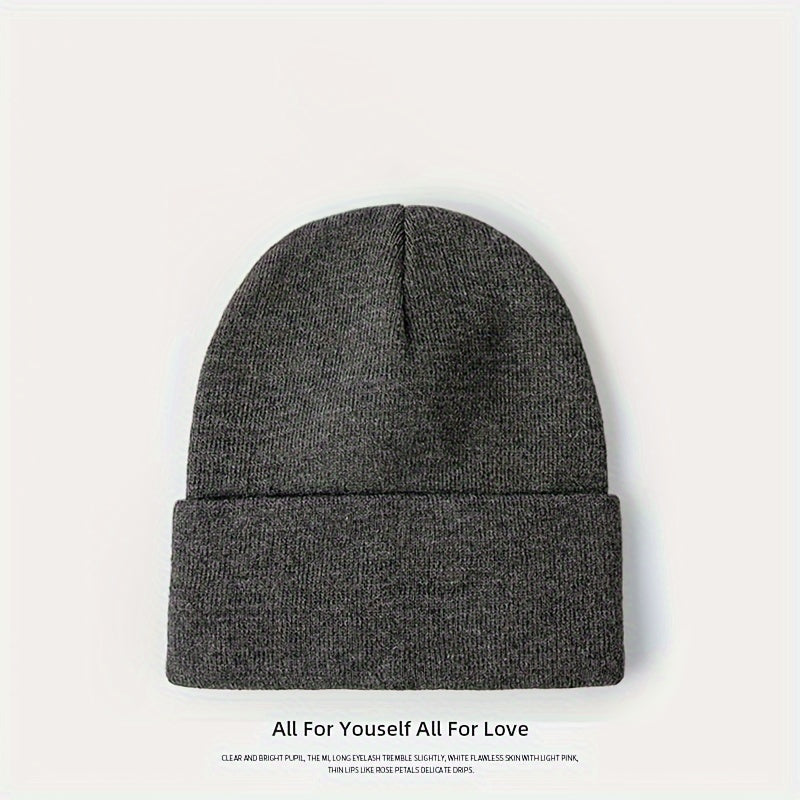 Thick Knitted Hat with Ear Protection for Fishing