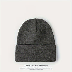 Thick Knitted Hat with Ear Protection for Fishing