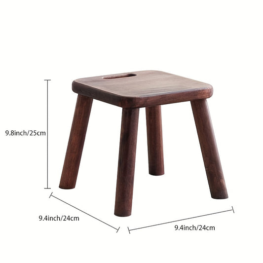 Creative Portable Small Board Stool Solid Wood Children's Shoe Changing Stool