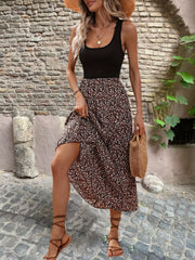 Floral Print Sleeveless Dress for Spring & Summer