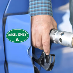 10sheets 30pcs Diesel Hybrid Fuel Gas Stickers Filling Type Sign