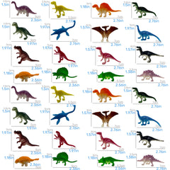 32pcs Dinosaur Model Set - T Rex, Pterosaur, Triceratops - Collectibles & Toys