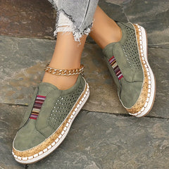 Women's Casual Slip On Loafers Soft Sole Walking Sneakers