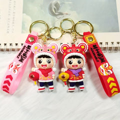Zodiac Dragon Keychain Bag Purse Pendant Decoration