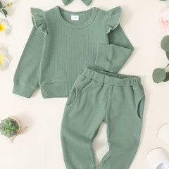 Infant Girl Clothes Set Sweatshirt & Pants Outfit