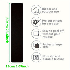 2pcs Non Slip Stair Treads Tape Outdoor Safety & Stability